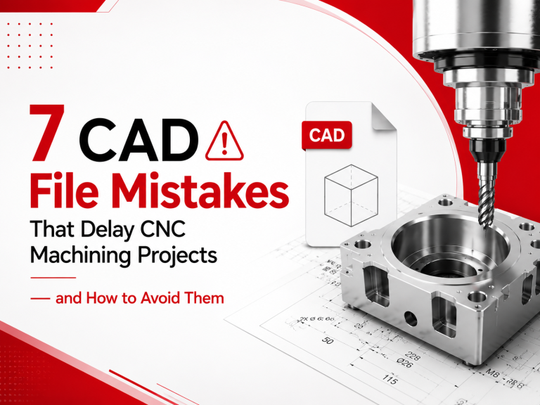 7 CAD file mistakes that delay CNC machining projects