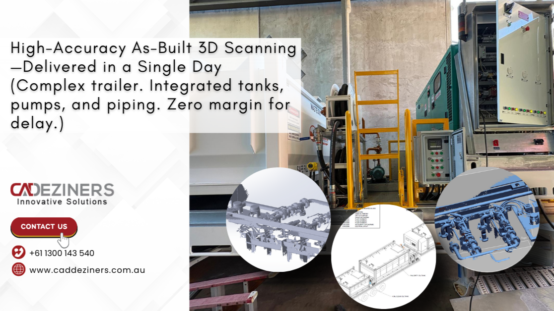 As-Built 3D Scanning of Drop Deck Trailer