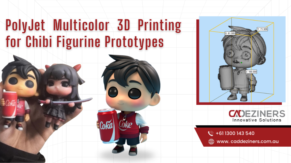 PolyJet Multicolor 3D Printing for Chibi Figurine Prototypes