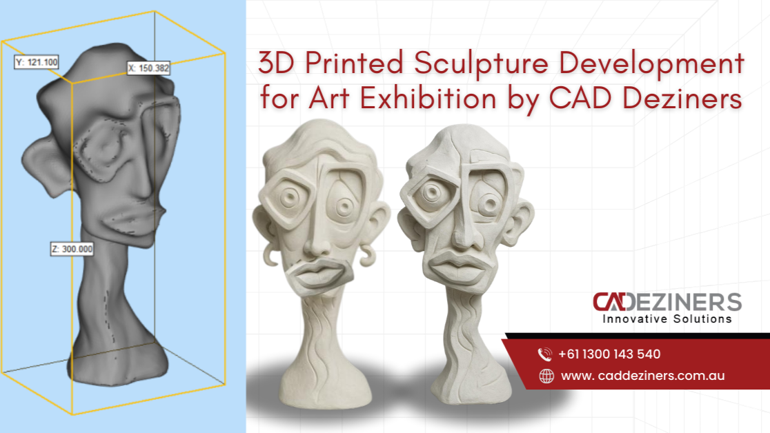 3D Printed Sculpture Development for Art Exhibition