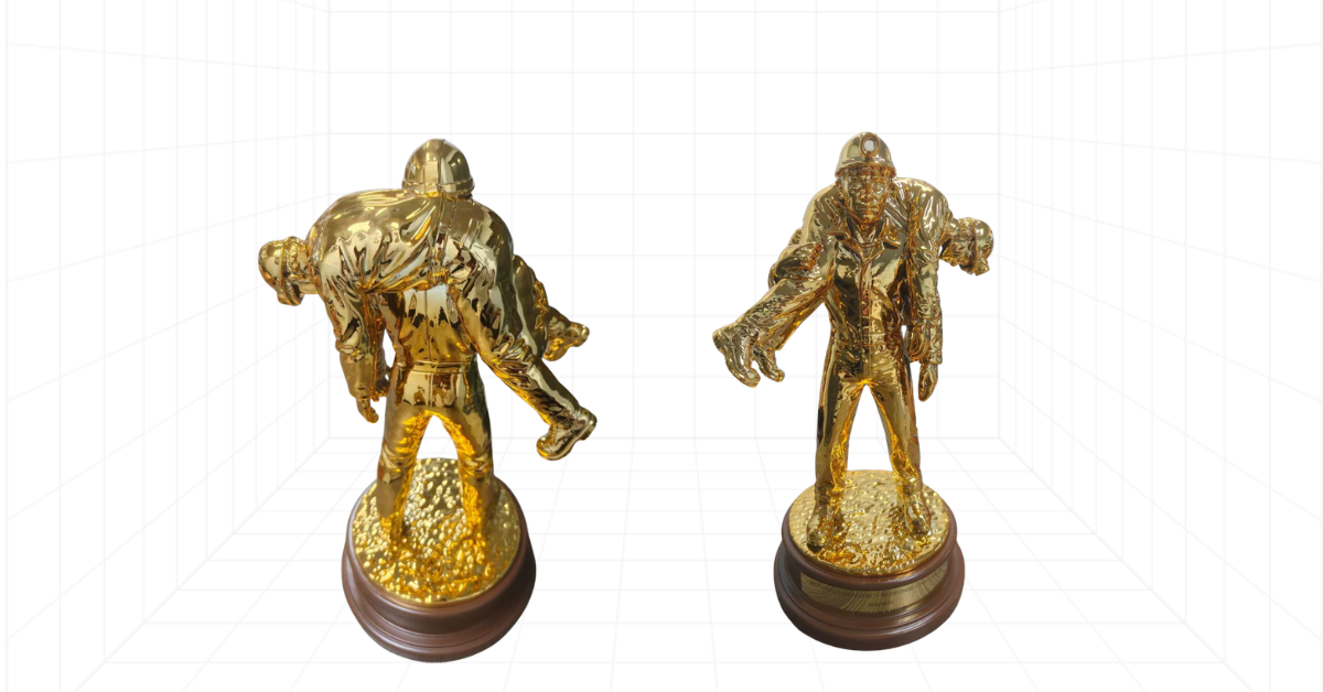 Custom Miner Emergency Response Trophy