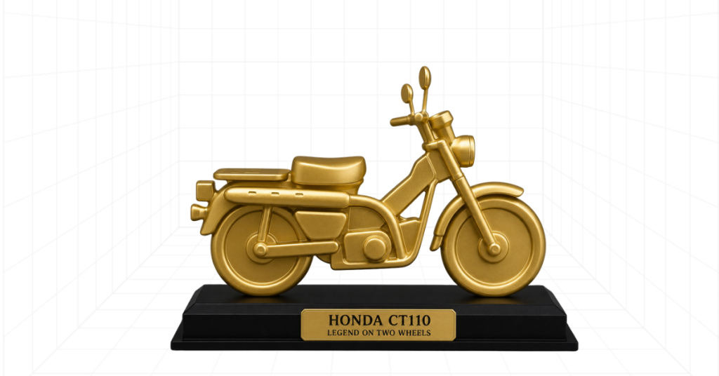 Honda CT110 Recognition Trophies