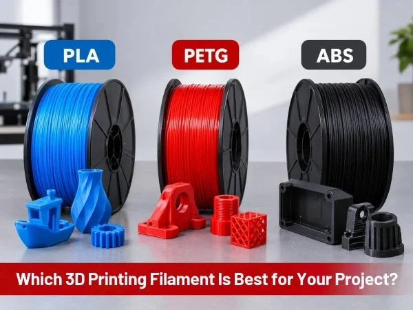 PETG vs PLA vs ABS: Which 3D Printing Filament Is Best for Your Project?